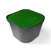 DSO FRESH GREEN šachta včetně 3/4" kulového ventilu se zeleným víkem