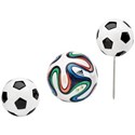 Footgolf T-marker - fotbalový míč na ocel. jehle    